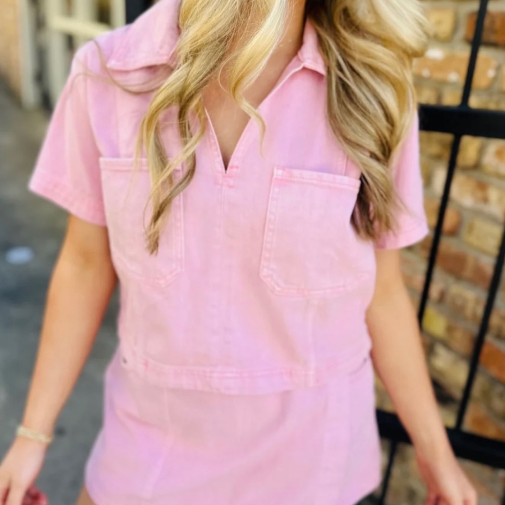 Wishlist denim top